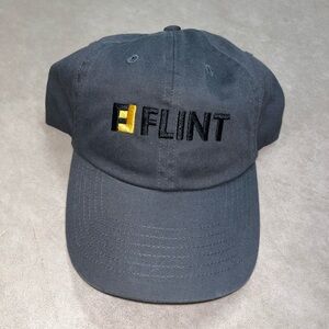 Flint Gray and Gold Adjustable Hat Cap